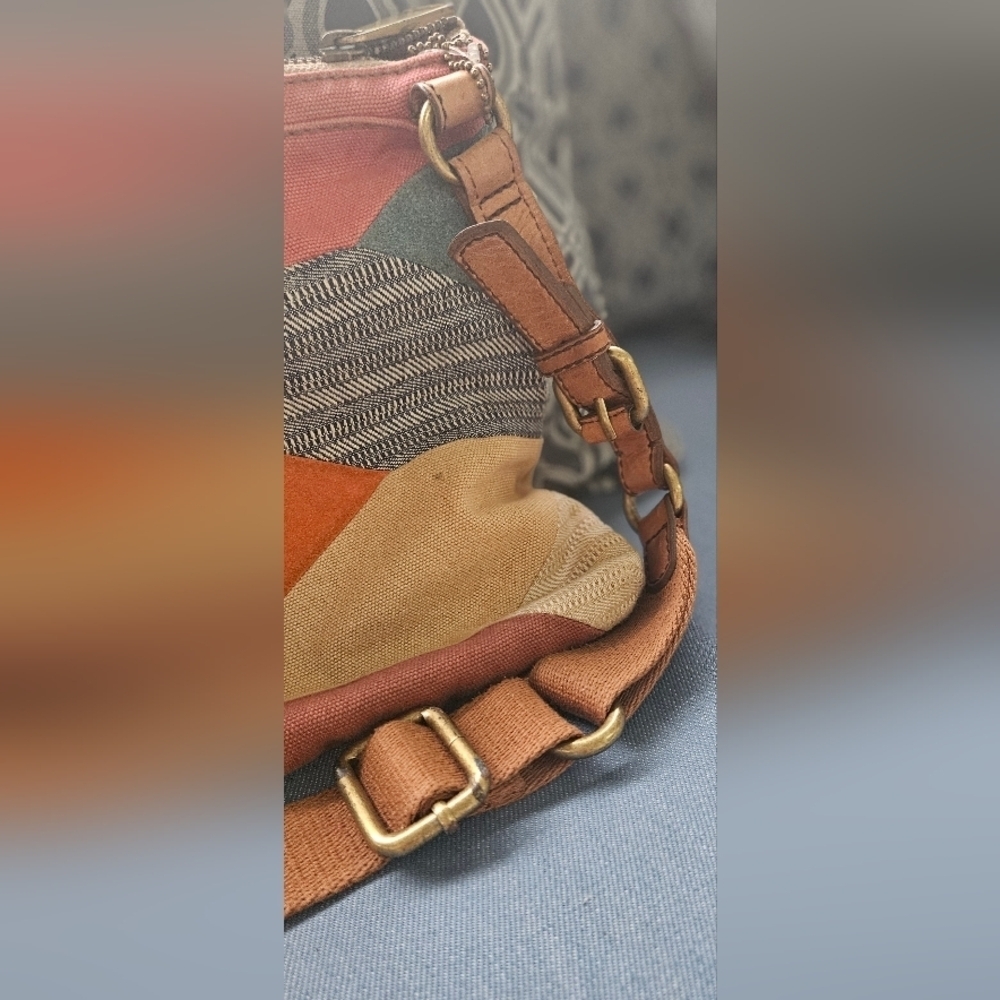 🌟 Women's Colorful Fossil Patchwork Boho Crossbody Bag🌟 - Picture 2 of 6